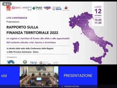 Rapporto sulla finanza territoriale 2022